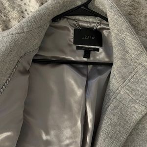 J.Crew Grey Cocoon Coat